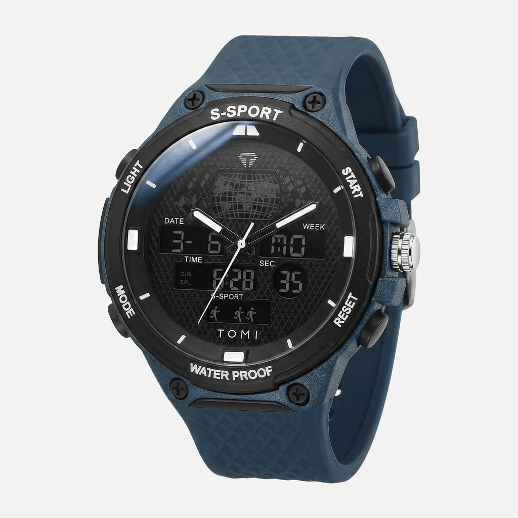 TOMI T215 Digital Watch Men's | Multi-Function Sports Design
