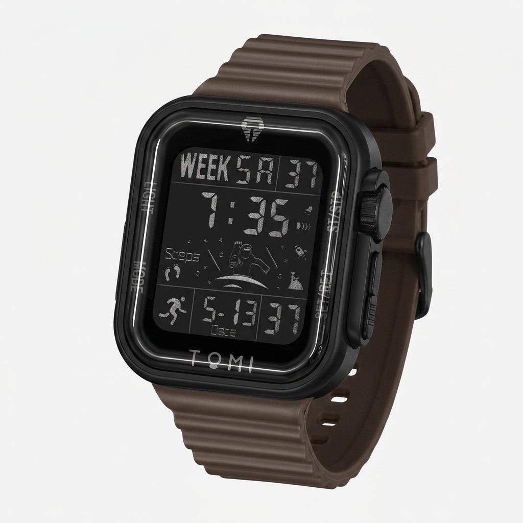 TOMI T202 Digital Watch Men's | Touch Screen Square Design – Tomi