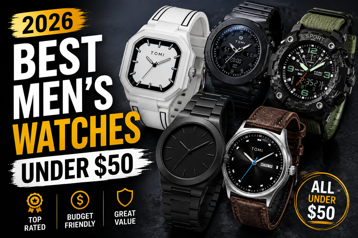 Best Men's Watches Under $50 in 2026