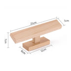 Walnut T-Bar Watch Rack | Multi Watch Display Stand