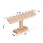 Walnut T-Bar Watch Rack | Multi Watch Display Stand