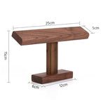 Walnut T-Bar Watch Rack | Multi Watch Display Stand
