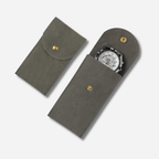 FLANNEL WATCH POUCH | TRAVEL WATCH ORGANIZER

fabric pouches with gold buttons