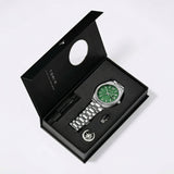 Silver / Green