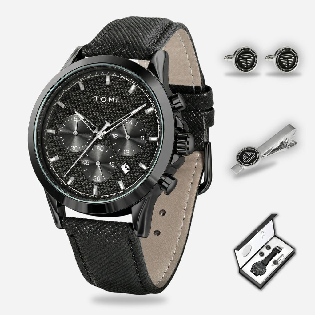 TOMI T604 Calendar Watch Gift Set Men's | Regent Edition – Tomi Brand