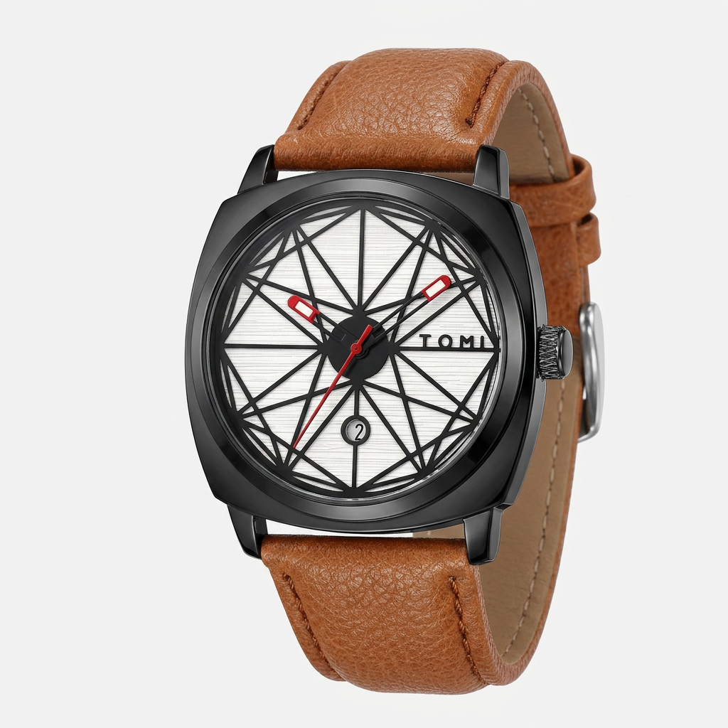 TOMI T112 Calendar Watch Men's | Artistic Design Piece – Tomi Brand