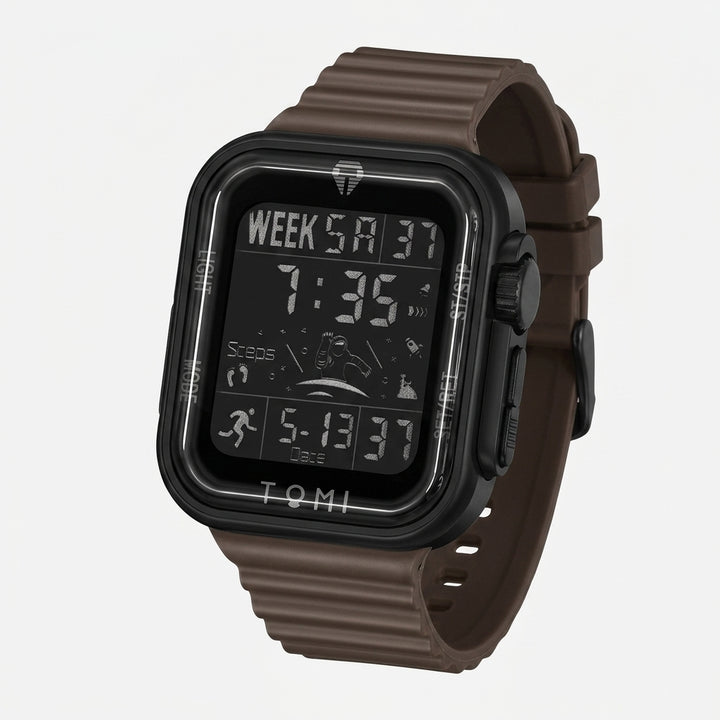 TOMI T202 Digital Watch Men's | Touch Screen Square Design – Tomi