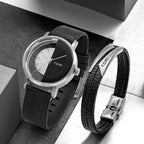 TOMI T080 Heritage Bracelet Set – alloy watch and matching bracelet set