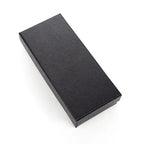 Single watch gift box open lid showing foam pad interior — portable watch display and storage case