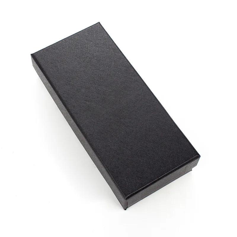 Single watch gift box open lid showing foam pad interior — portable watch display and storage case