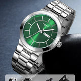 Silver / Green