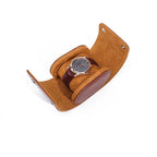 1-3 SLOT LEATHER WATCH ROLL | TRAVEL ORGANIZER