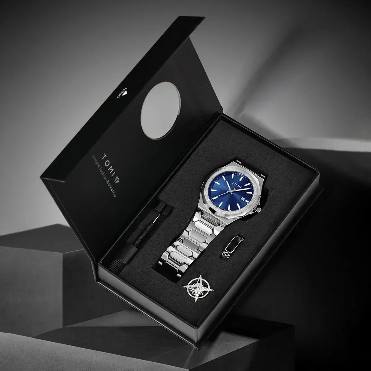 TOMI T301 Calendar Watch Men's | Executive Timepiece – Tomi Brand