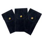 FLANNEL WATCH POUCH | TRAVEL WATCH ORGANIZER

fabric pouches with gold buttons