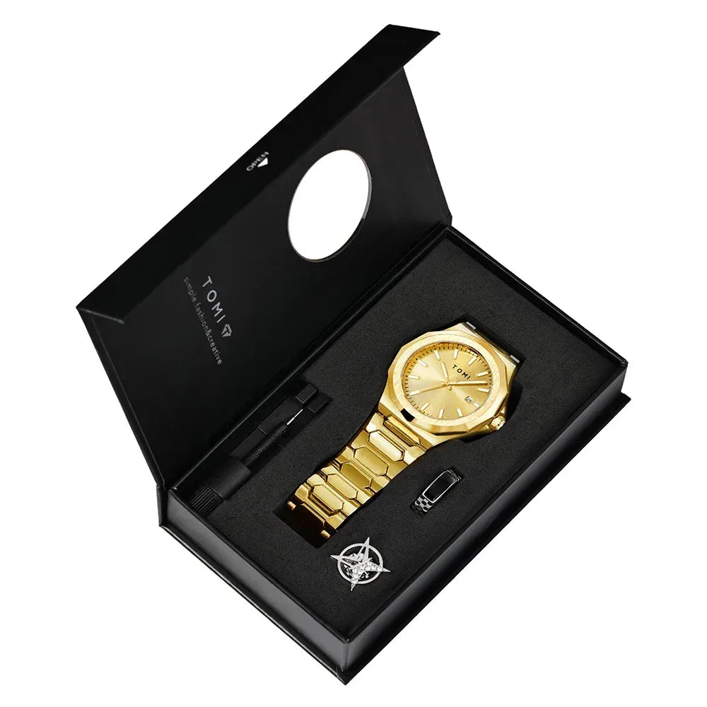 TOMI T301 Calendar Watch Men's | Executive Timepiece – Tomi Brand