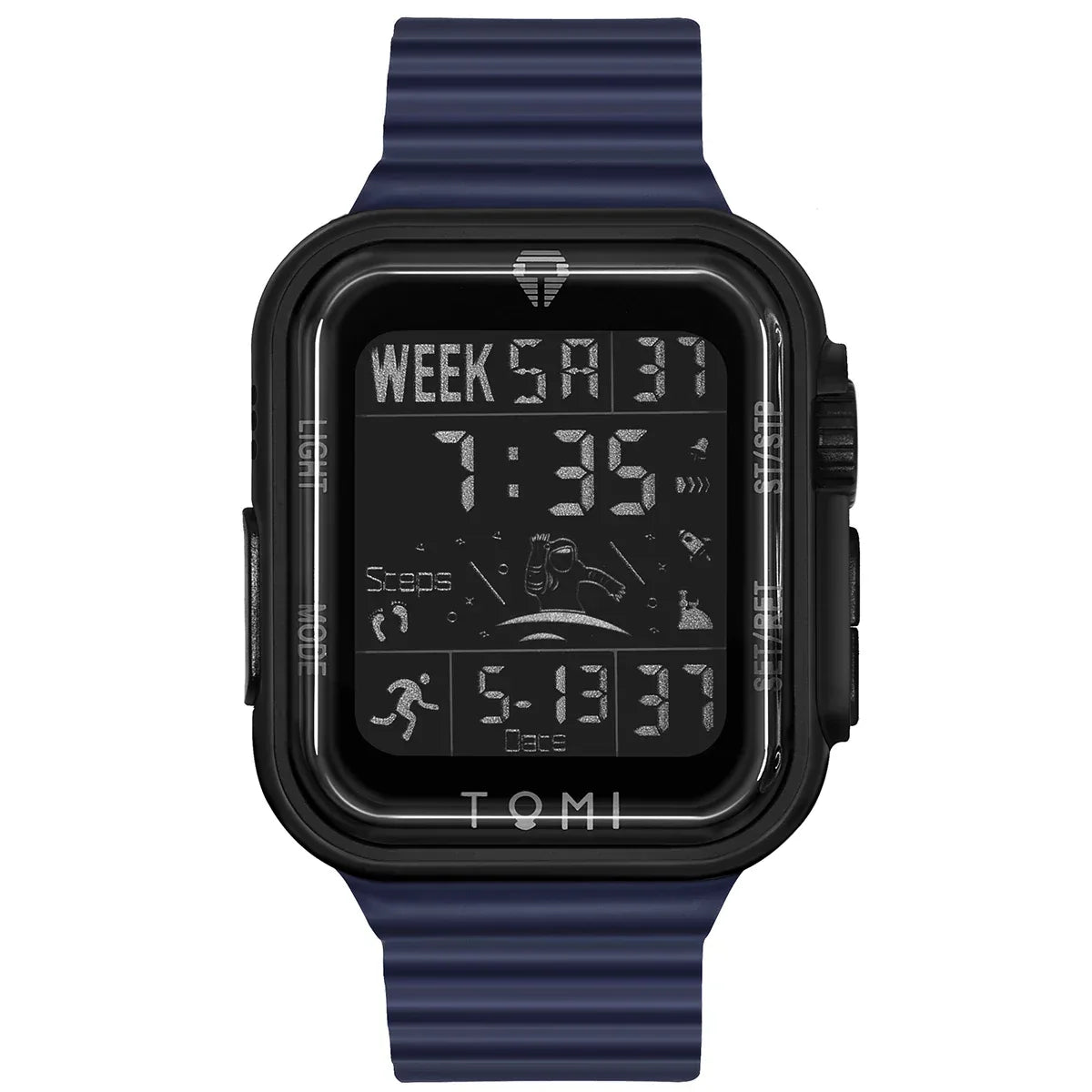 TOMI T202 Digital Watch Men's | Touch Screen Square Design – Tomi
