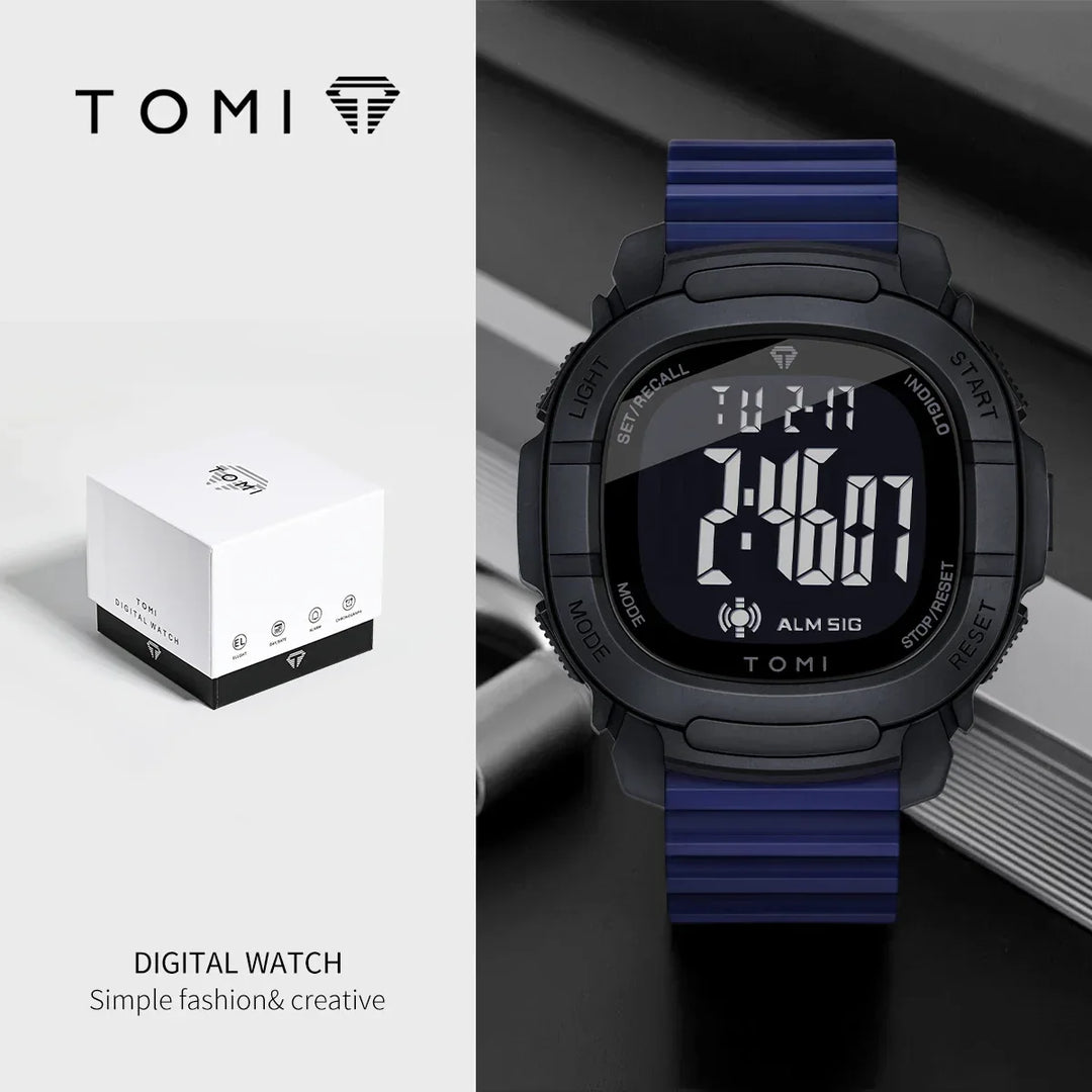 TOMI T208 Digital Watch Men's | Sport Tactical Design – Tomi Brand