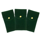 FLANNEL WATCH POUCH | TRAVEL WATCH ORGANIZER

fabric pouches with gold buttons