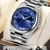 Silver / Blue
