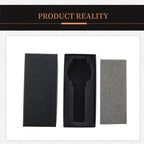 Single watch gift box open lid showing foam pad interior — portable watch display and storage case