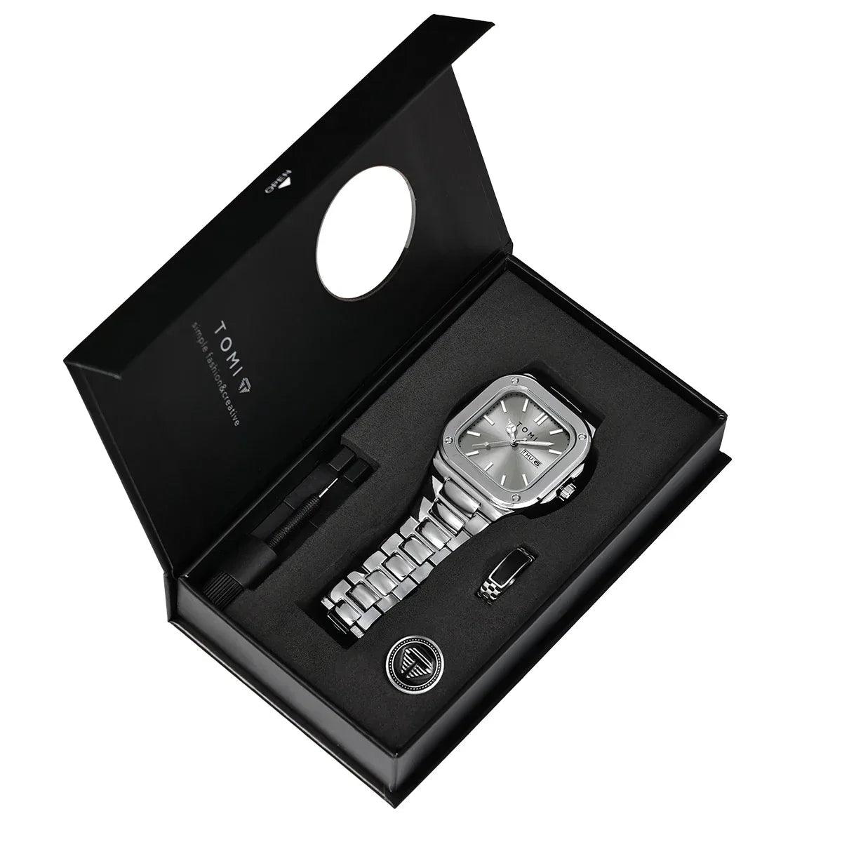 Tomi TOMI T306 Calendar Watch Men's Gift Set | Premium Edition – Tomi Brand