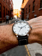 TOMI T074 Noble Cadence watch, Black / Silver colorway
