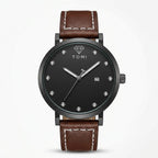 TOMI T074 Noble Cadence watch, Brown / Black colorway