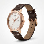 TOMI T074 Noble Cadence watch, Brown / Rose Gold colorway