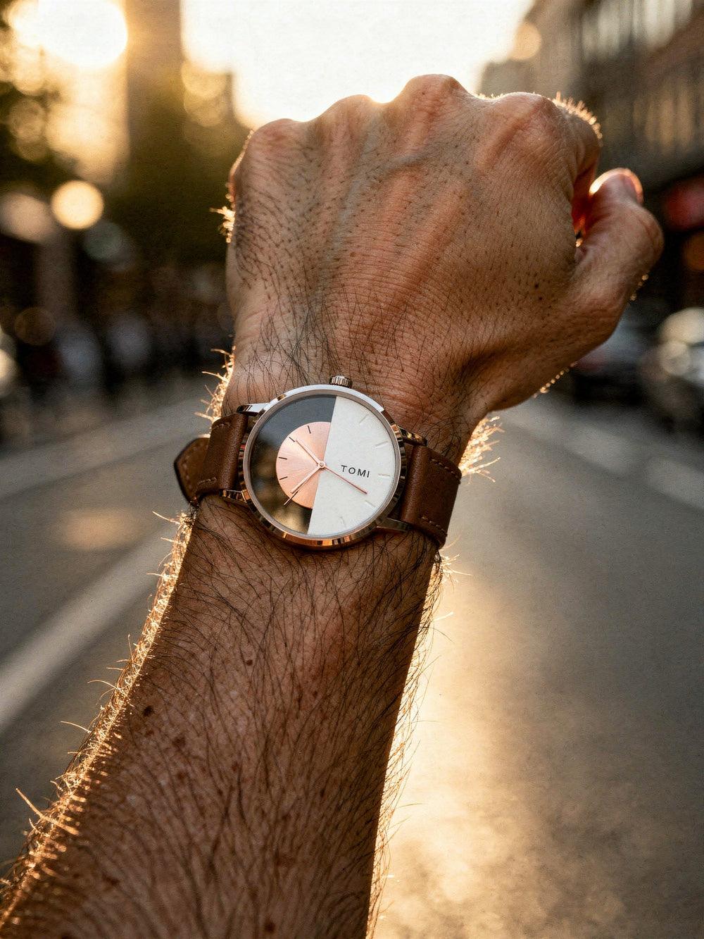TOMI T080 Heritage Masterpiece watch, T080-6 colorway