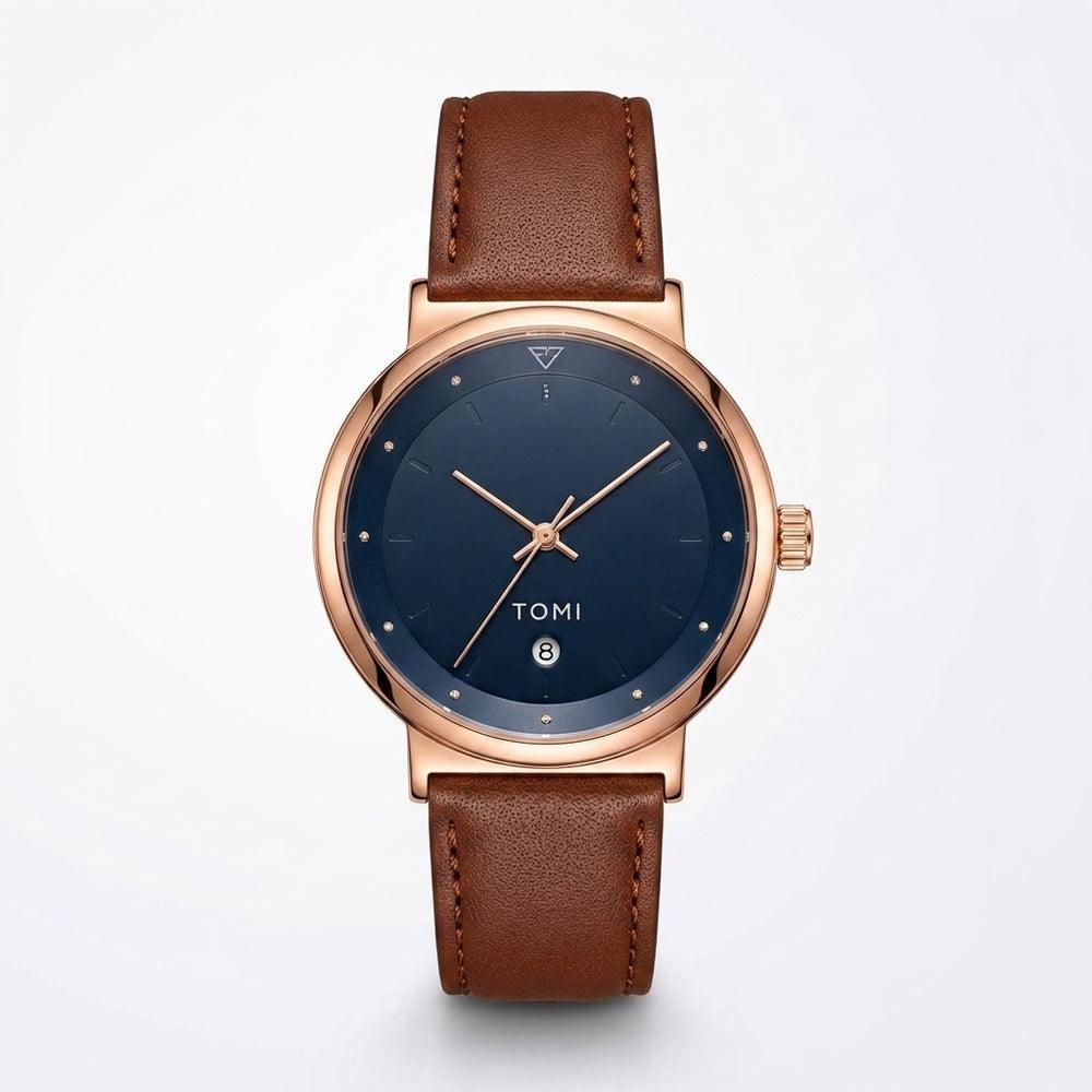 TOMI T091 Citadel Edition watch, Brown / Blue colorway