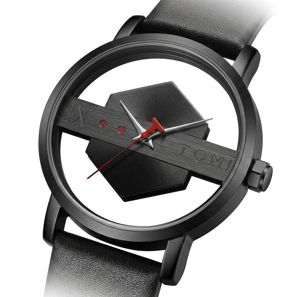 TOMI T100 Avant-Garde Edition watch, All Black colorway
