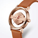 TOMI T100 Avant-Garde Edition watch, Brown / Rose Gold colorway
