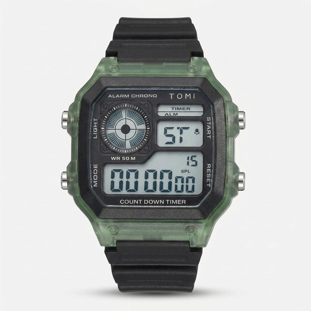TOMI T203 Prism Chronicle watch, Green colorway