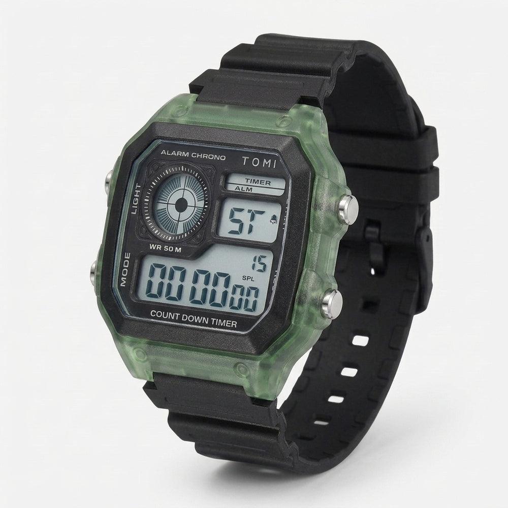 TOMI T203 Prism Chronicle watch, Green colorway