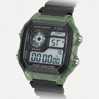 TOMI T203 Prism Chronicle watch, Green colorway