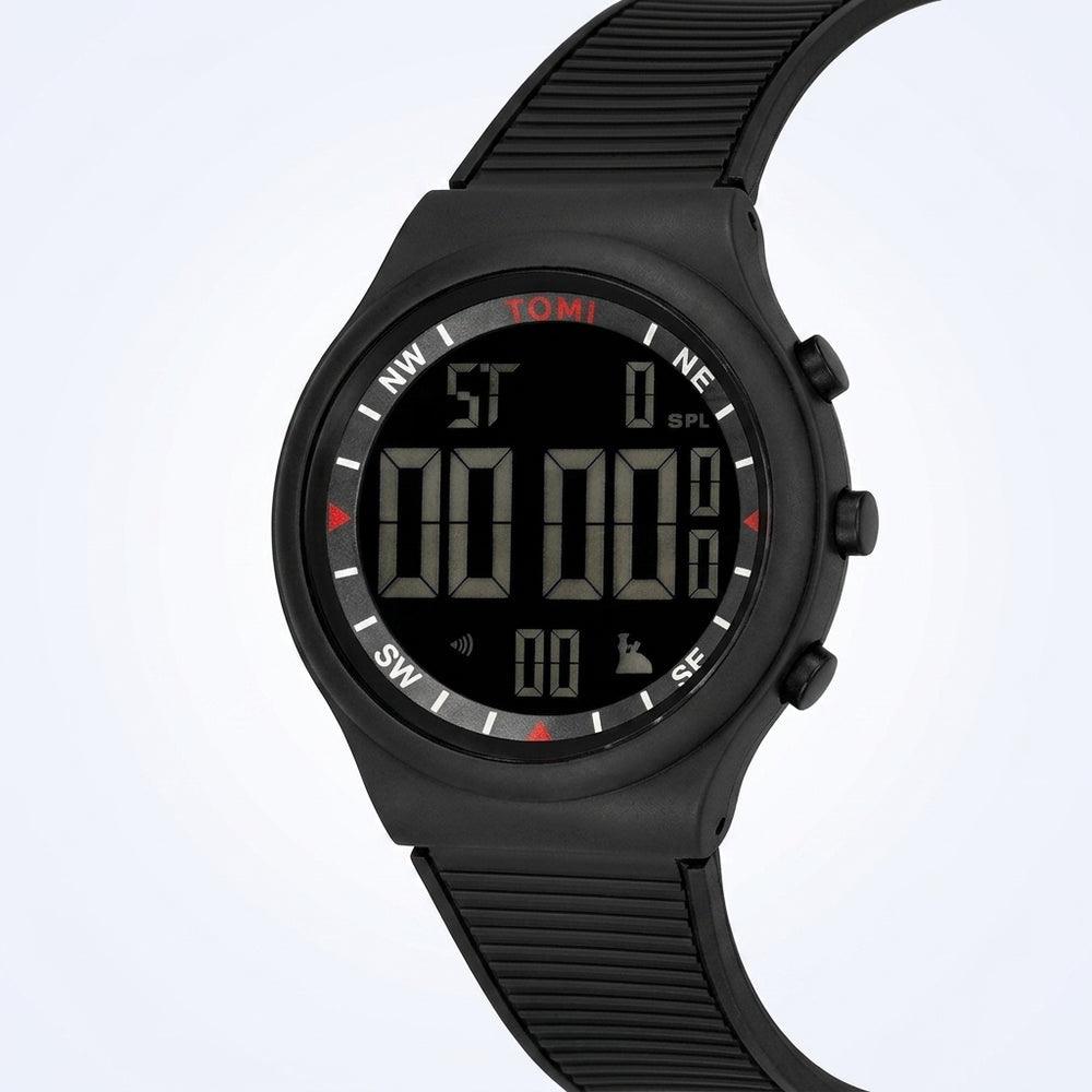 TOMI T204 Valley Precision watch, Black colorway