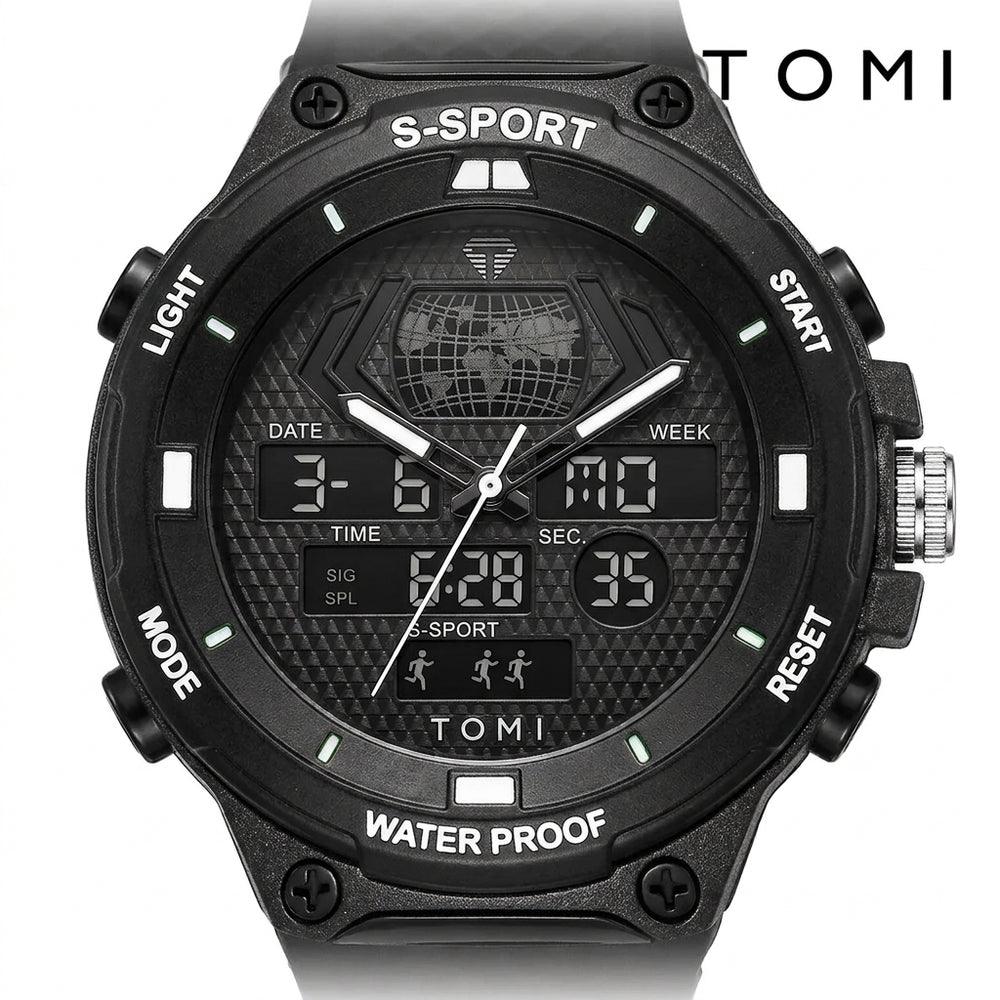 TOMI T215 Comet Velocity watch, Black colorway
