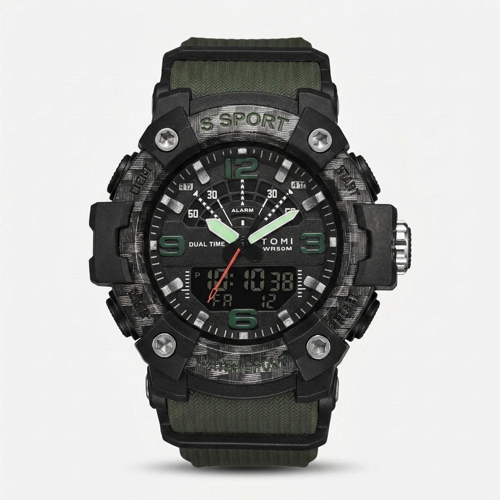 TOMI T233 Mudmaster Chronicle watch, Army Green colorway
