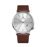 Silver / Brown