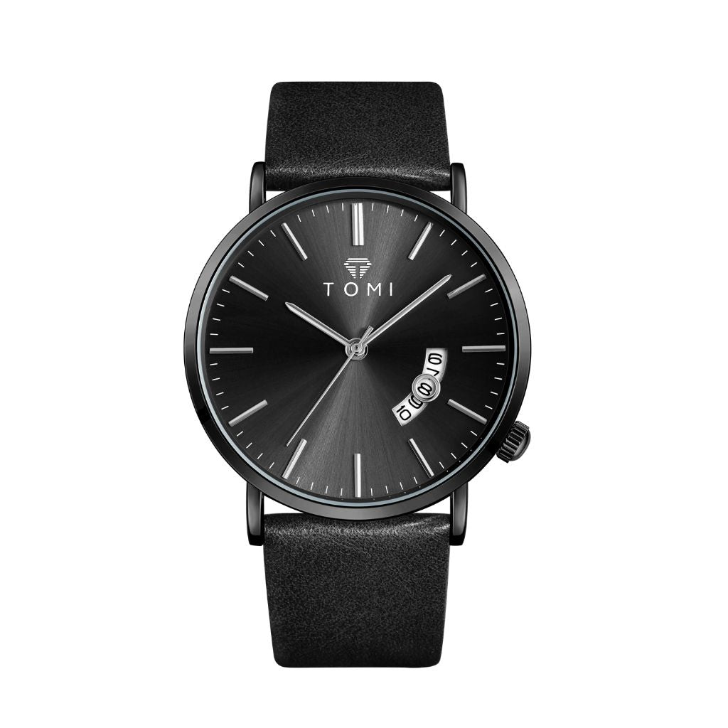 Tomi様 TOMI T018 Calendar Watch Men's | Minimalist Leather Design – Tomi