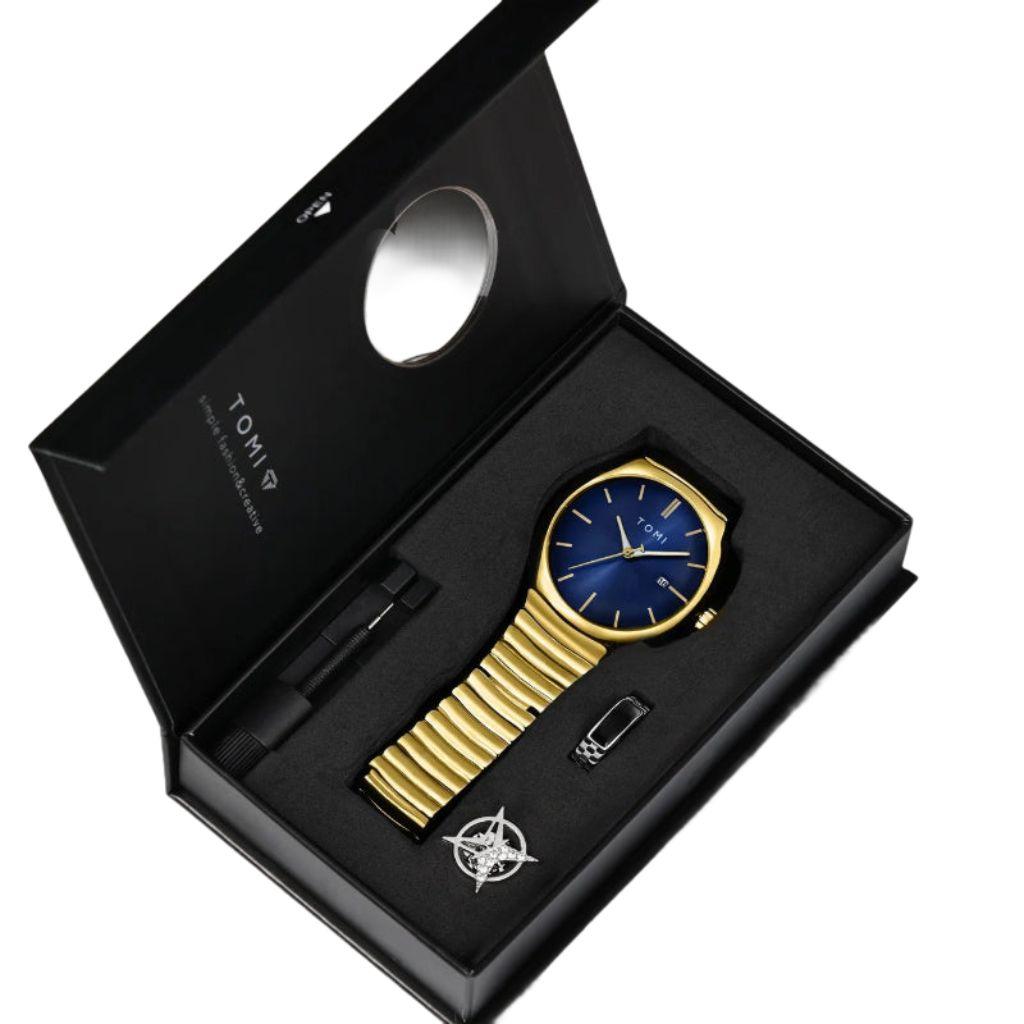 TOMI T307 Steel Watch Men's Gift Set | Premium Collection – Tomi Brand