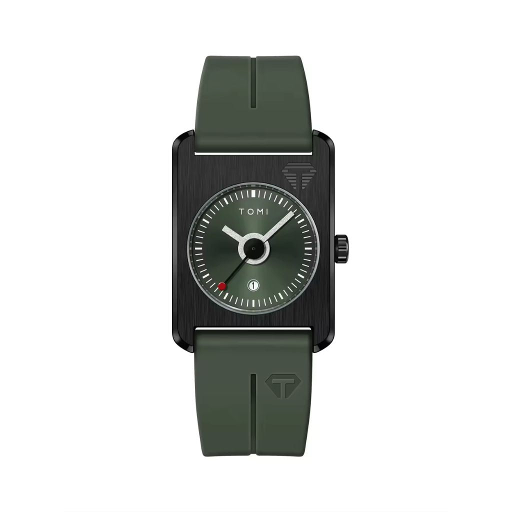 ☆tomi☆ TOMI T022 Calendar Watch Men's | Tactical Square Design – Tomi Brand