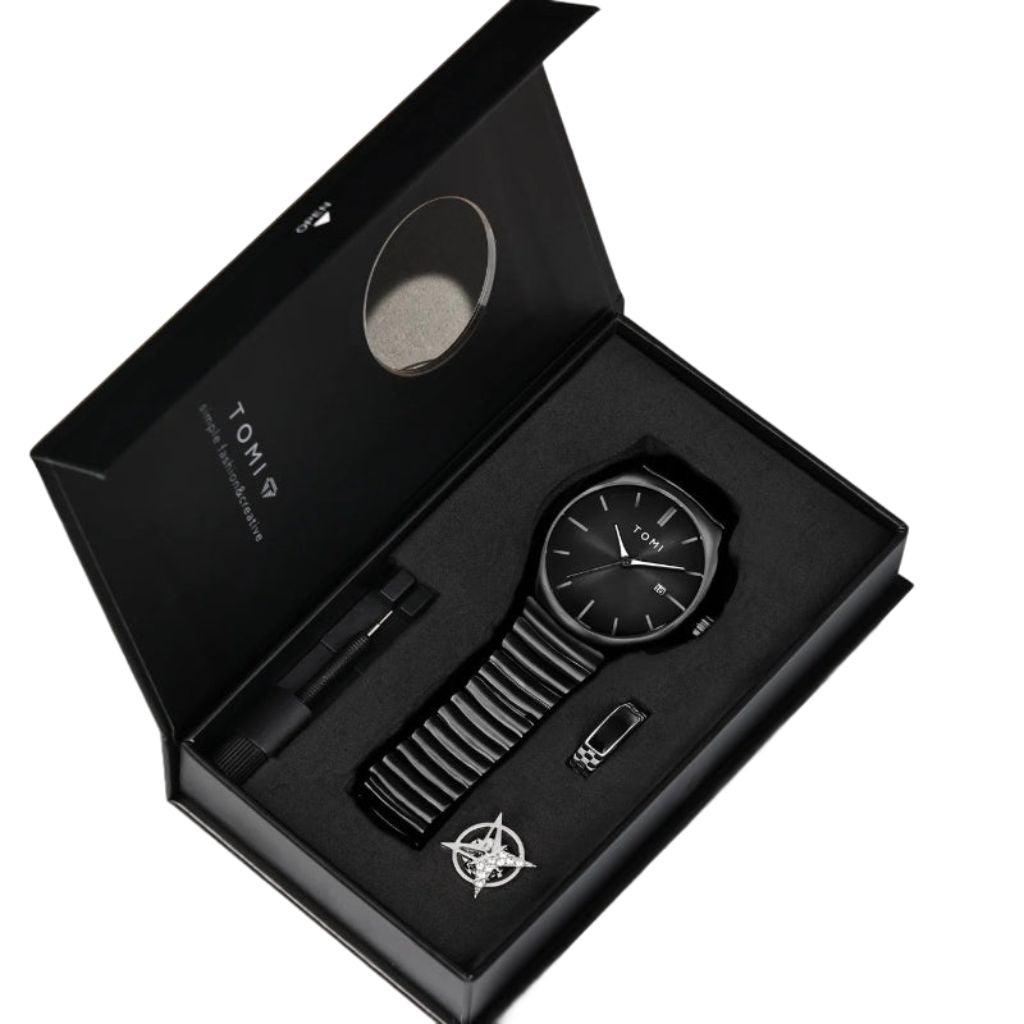 TOMI T307 Steel Watch Men's Gift Set | Premium Collection – Tomi Brand