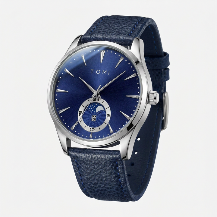 TOMI T024 Calendar Watch Men's | Elegant Leather Design – Tomi Brand