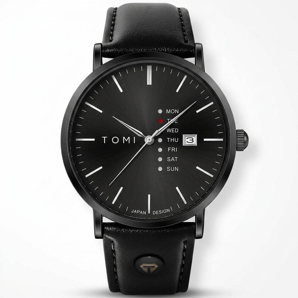 TOMI T019 Calendar Watch Men's | Leather Strap – Tomi Brand