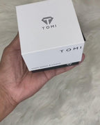 TOMI T217 Citadel Noir all-black sport watch, angled close-up